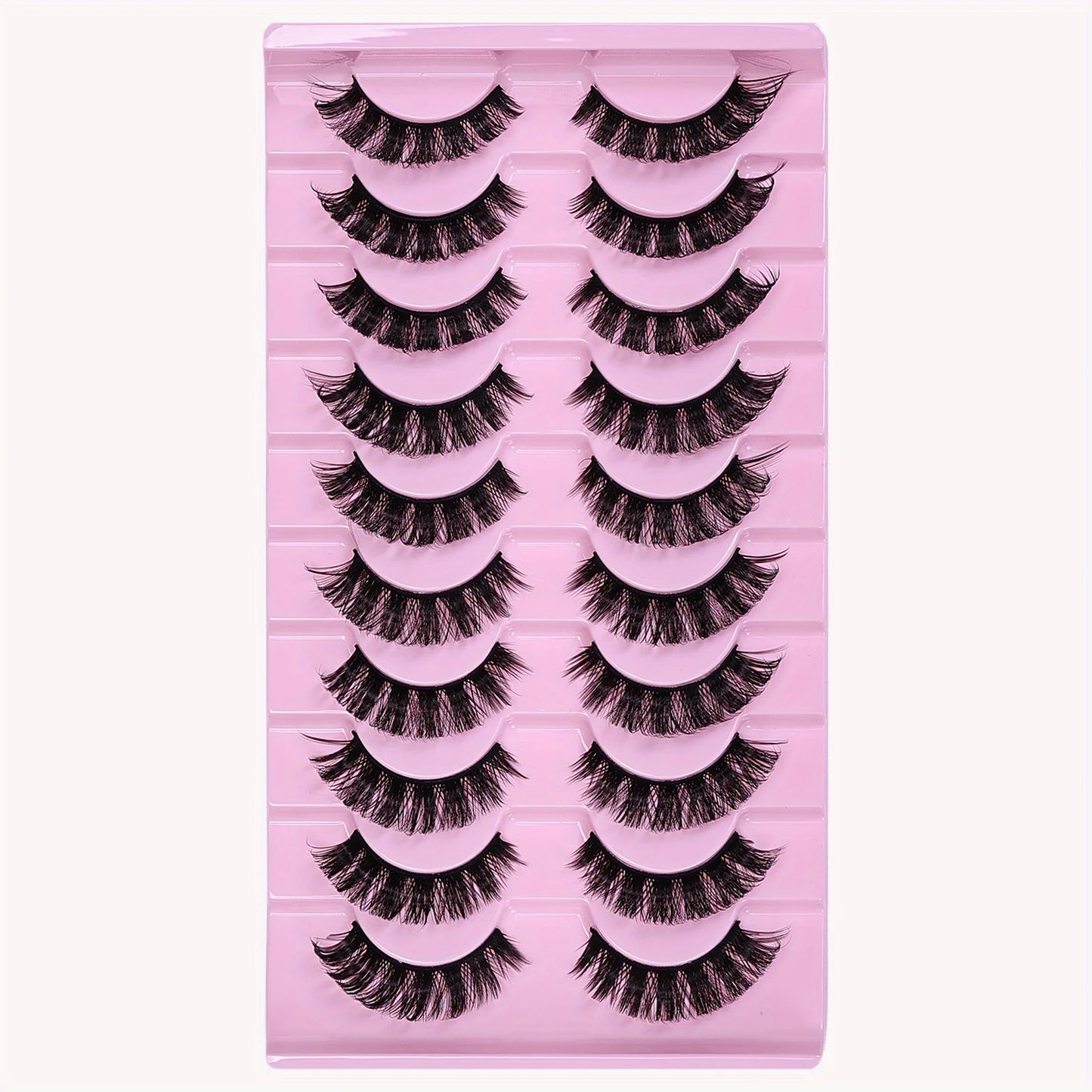 90 Pairs/9Pack DD Curl Russian Strip Lashes.