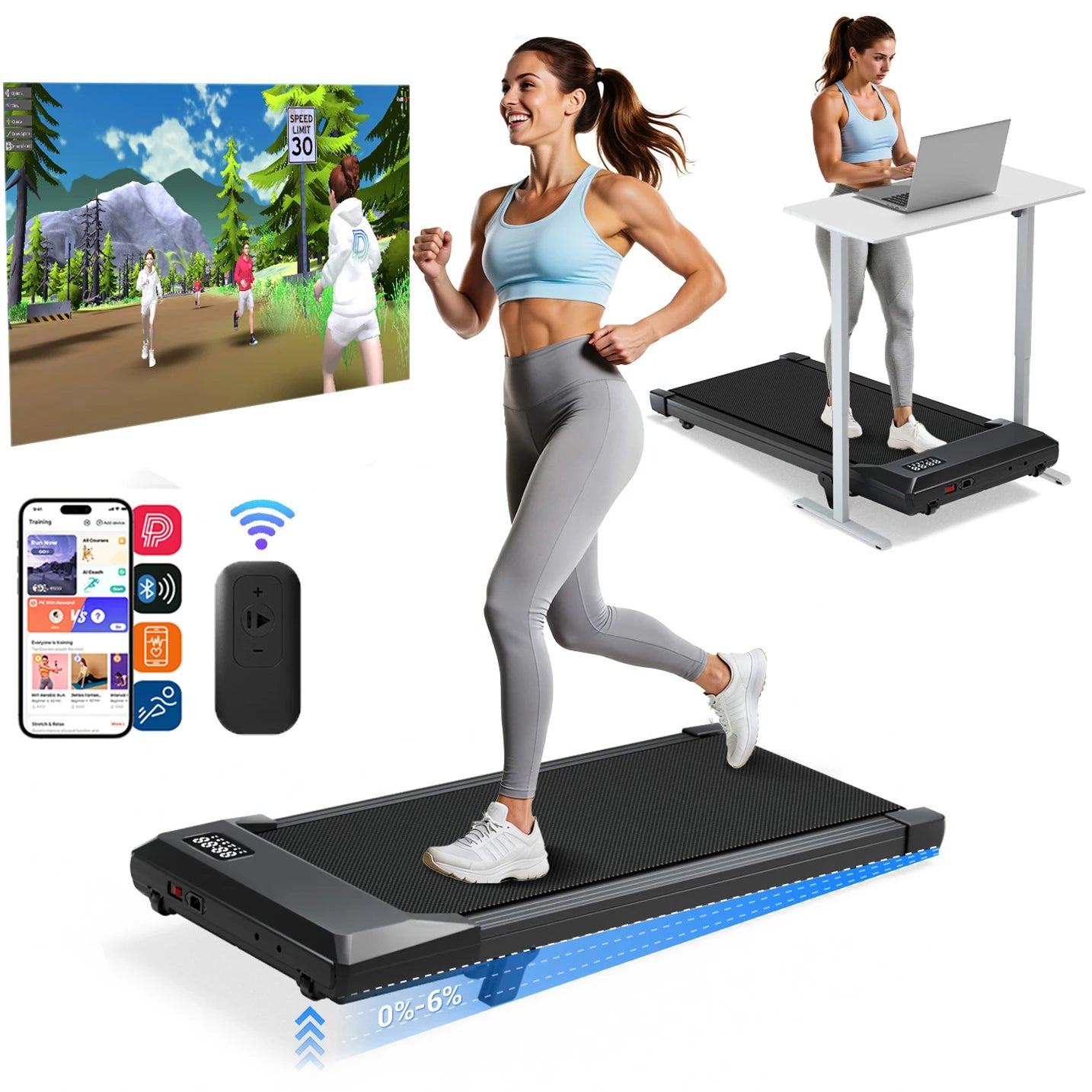SUPERUN  Portable Walking pad.