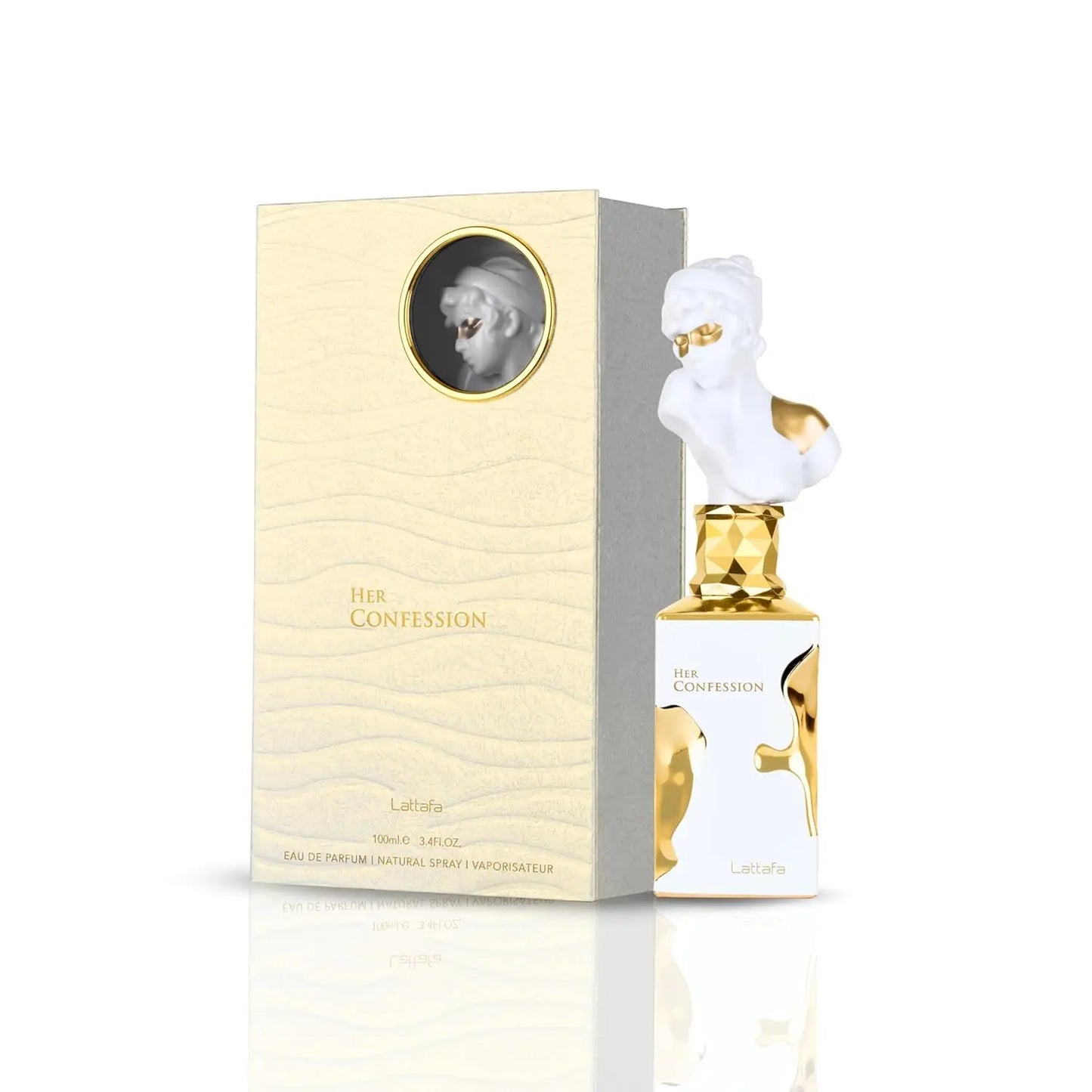 Lattafa Her Confession - Vanilla, Floral, Amber, Musk - Eau de Parfum.
