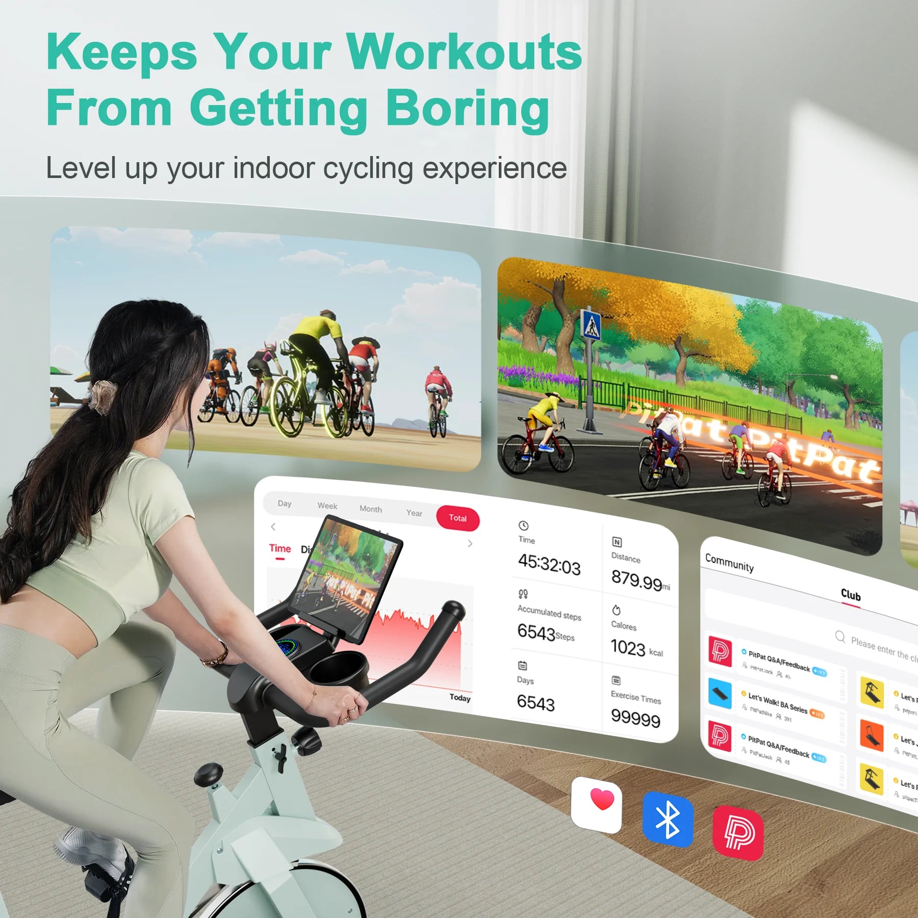 Superun Exercise Bike, 32-Level 