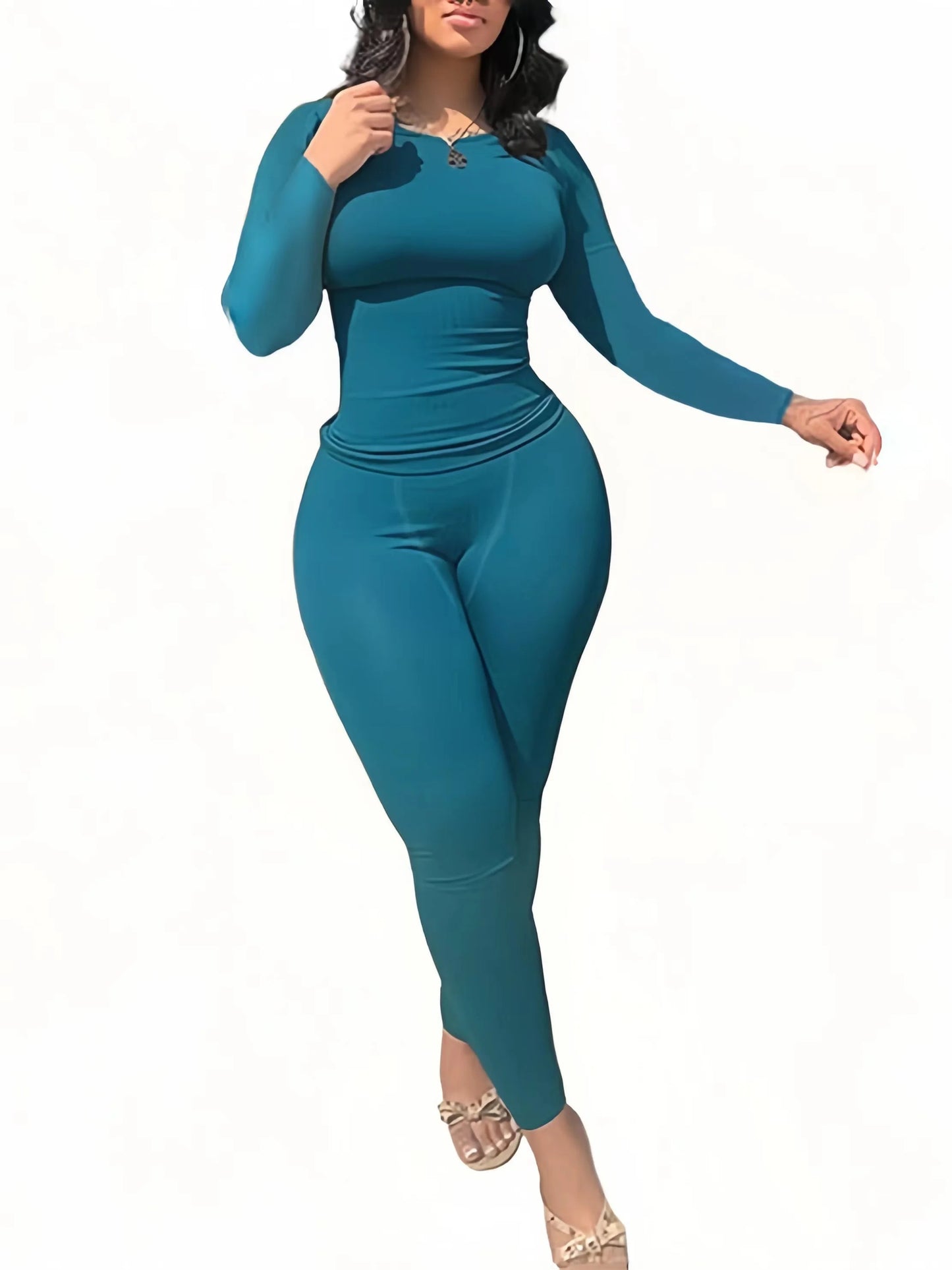 Long sleeves  and Leggings  Exercise wear Set.