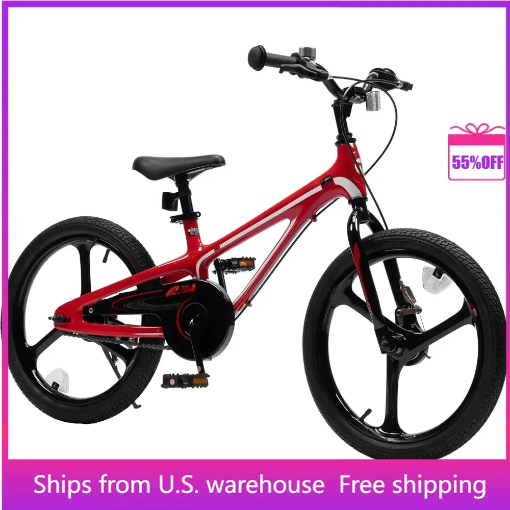 18 Inch Children's Bicycle with 2 Handle Brake & Training Wheels.