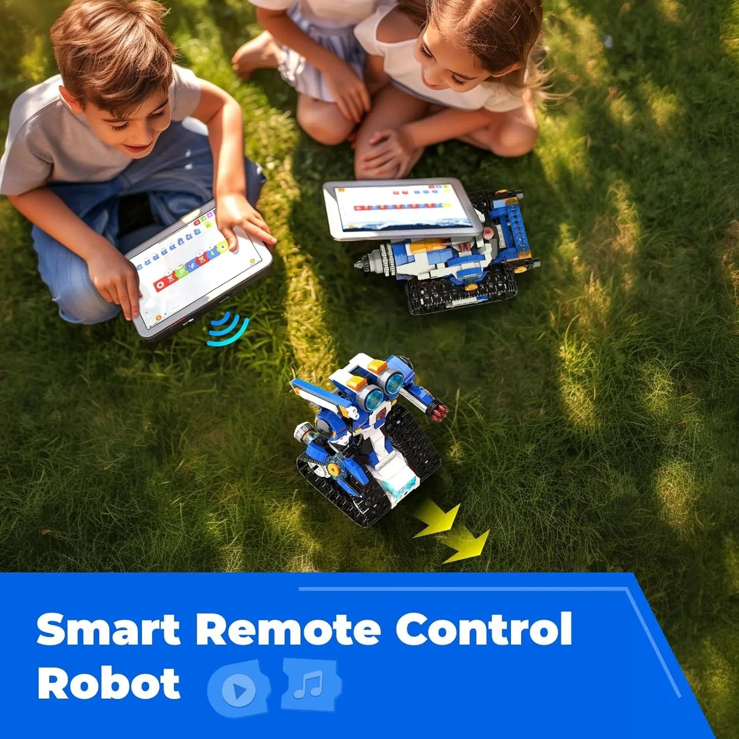 Apitor STEAM Robot Toy, 6-in-1 Robot Building Kit for Boys Age 8-12.