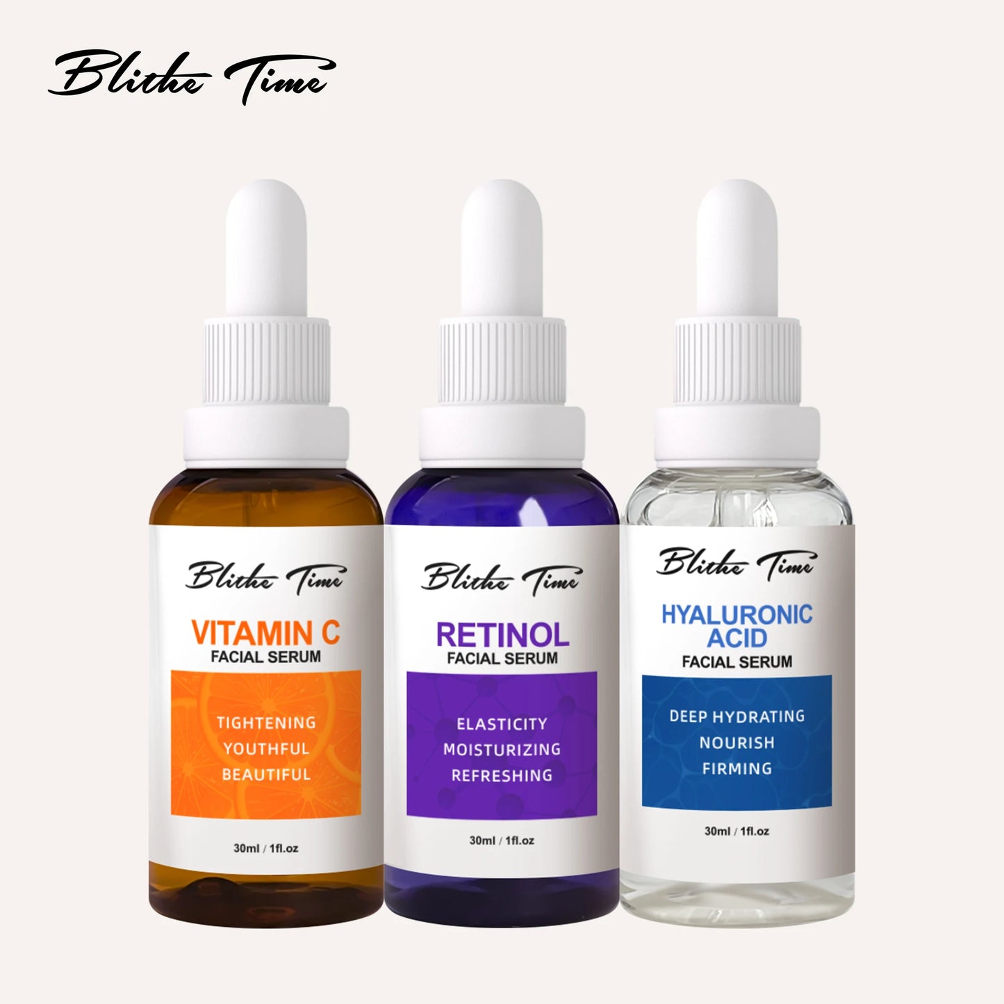 Blithe Time VITAMIN C RETINOL HYALURONIC ACID Essence Set 30ml..
