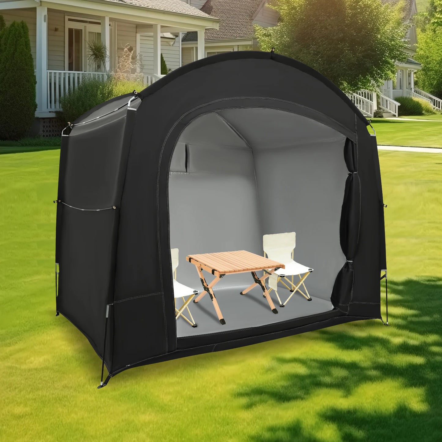 Portable Outdoor Bike  Storage Tent with Carry Bag , Camping & Outdoor Equipment.