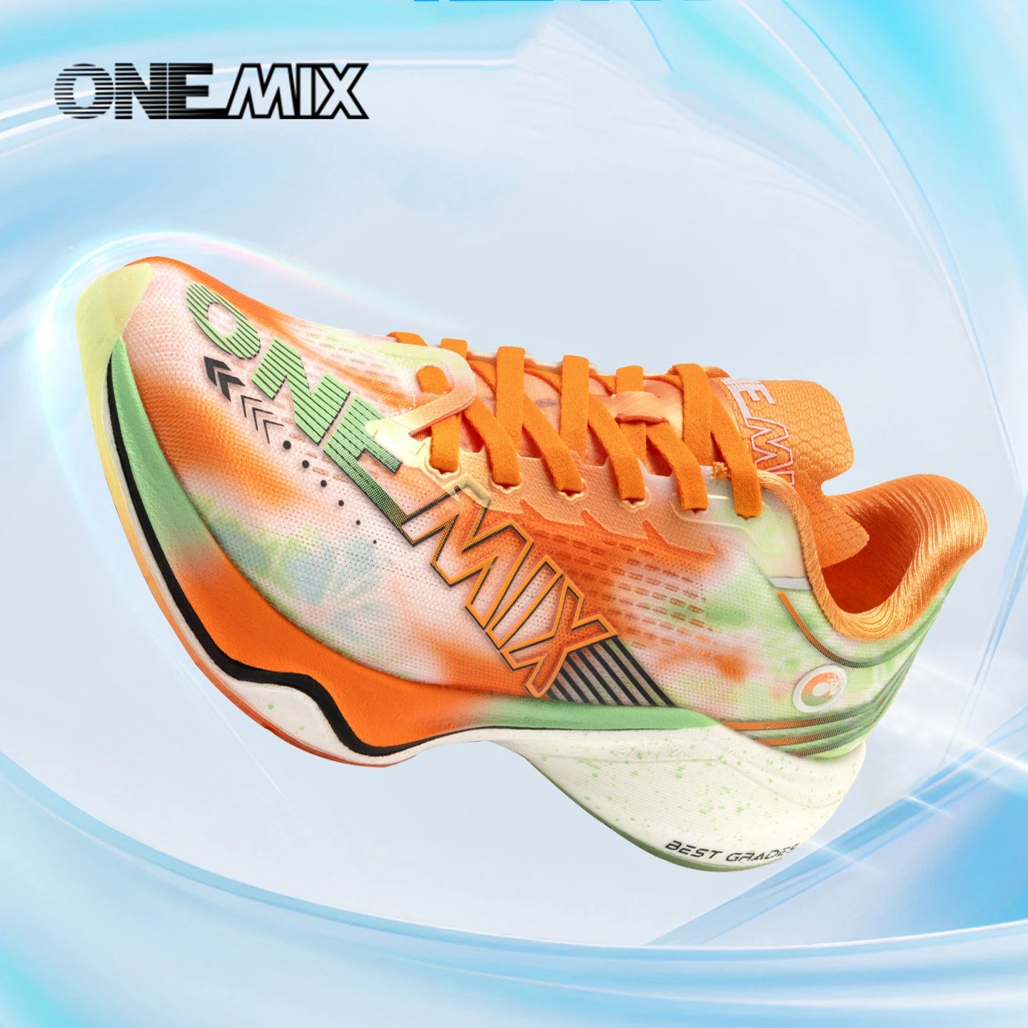ONEMIX New Nylon Carbon Board Marathon Racing Shoes.
