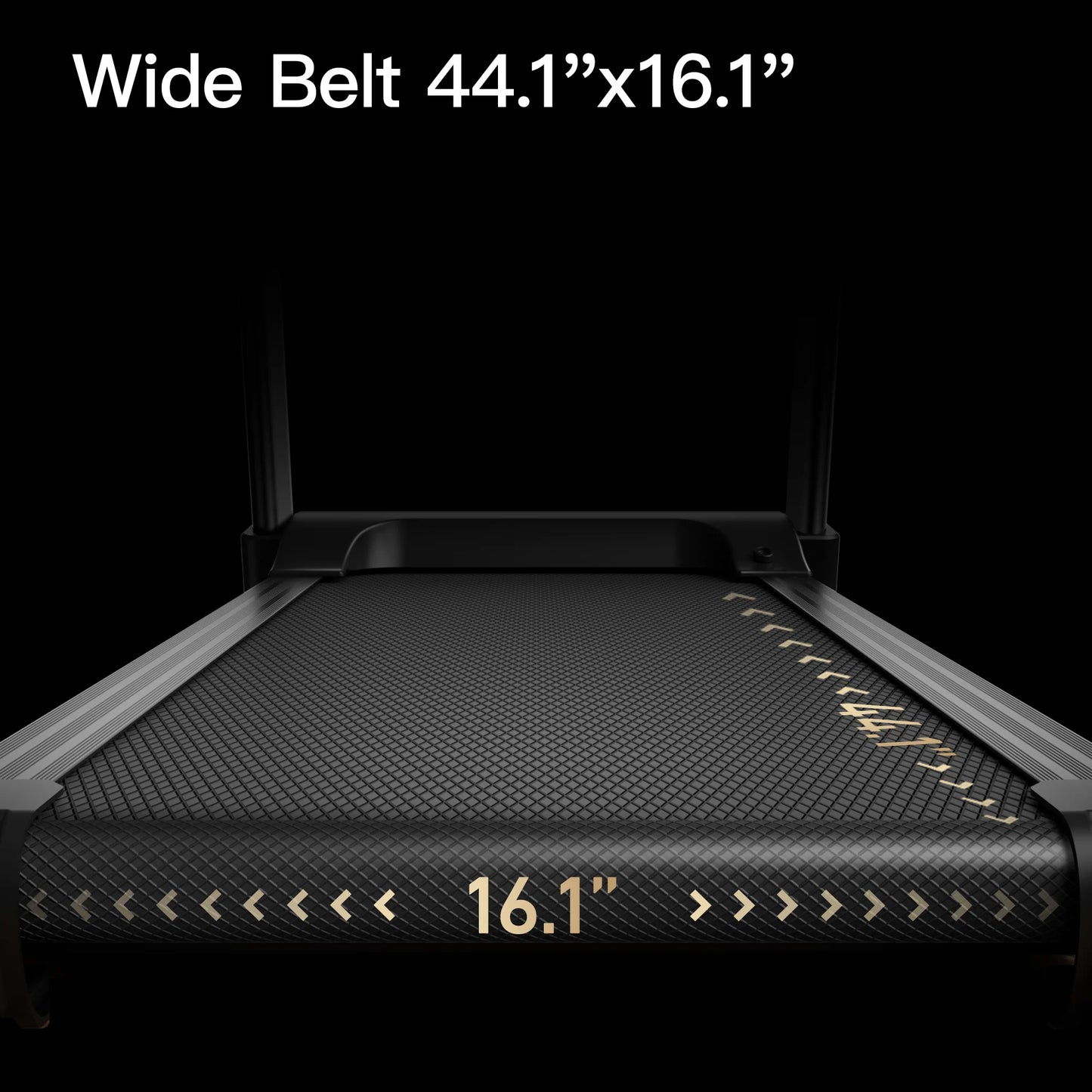 Home Folding Incline Treadmill with Pulse Sensors.