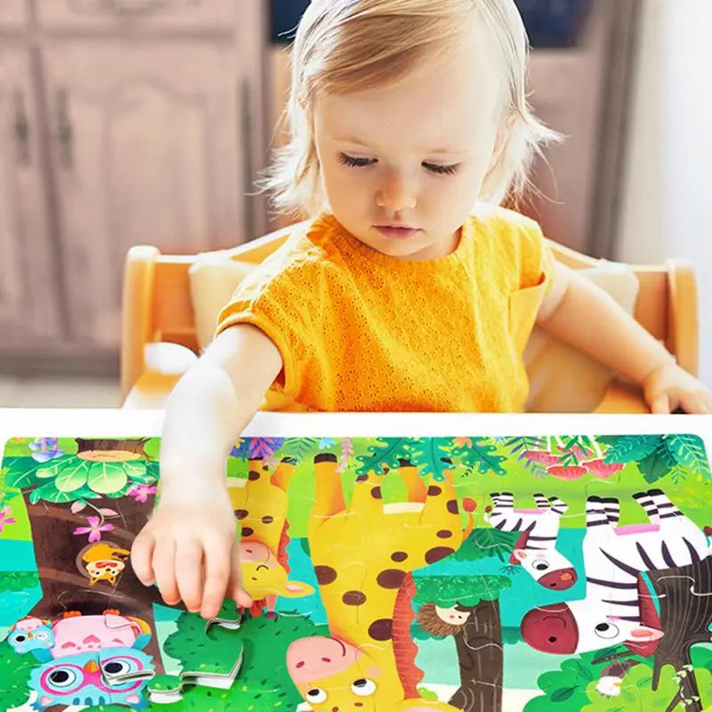 Large Size Wooden Puzzle  For Kids.