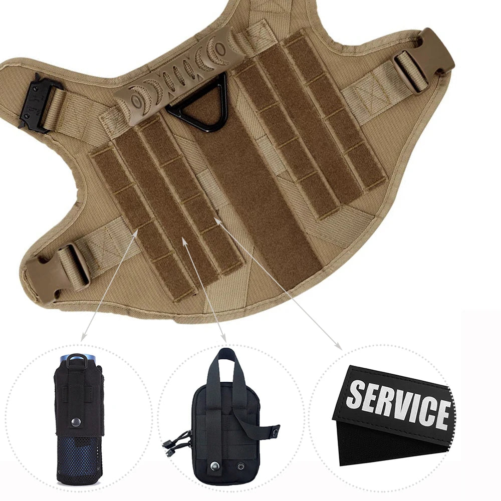 Large Dog Harness And Leash Set For Medium & Large Dogs.