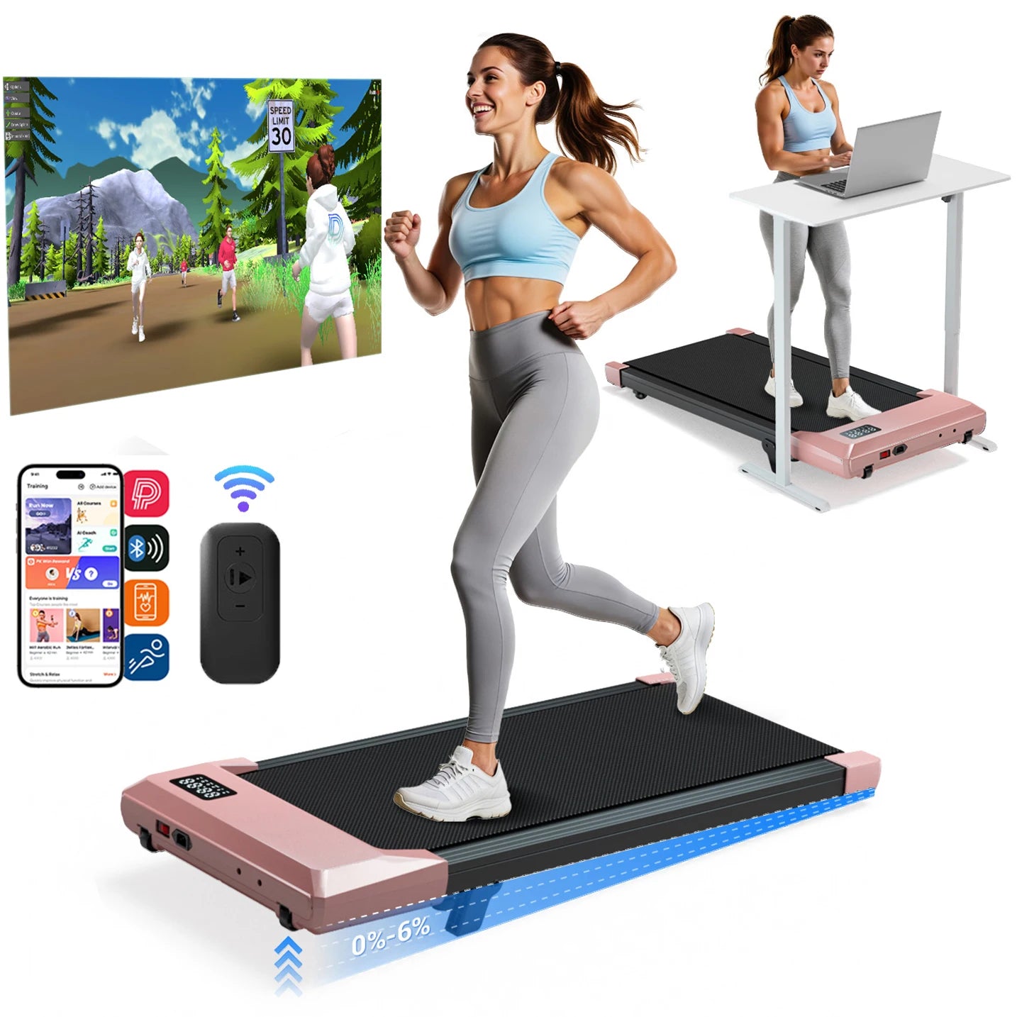SUPERUN  Portable Walking pad.