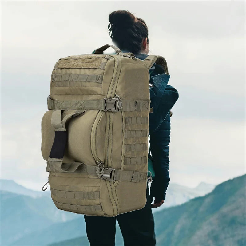 LQARMY 30L 45L 80L Outdoor Mountaineering Duffel Bag.