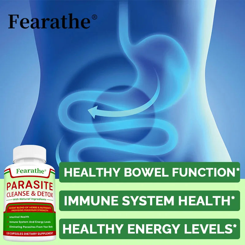 Parasite Cleanse - Bowel Cleansing Supplement & Natural Gut Health