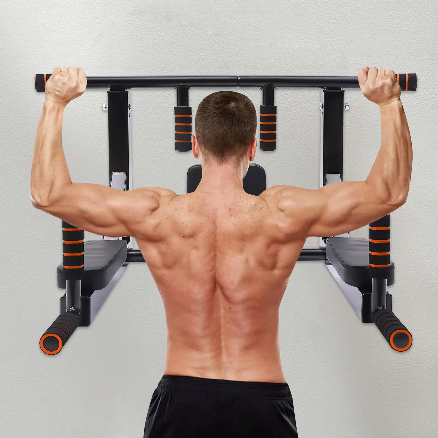 Wall Mounted Pull Up Bar Training Equipment.