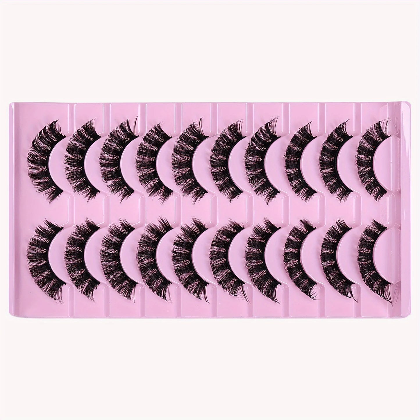 90 Pairs/9Pack DD Curl Russian Strip Lashes.