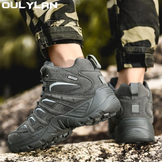 Oulylan Tactical, Breathable Boots for Men.