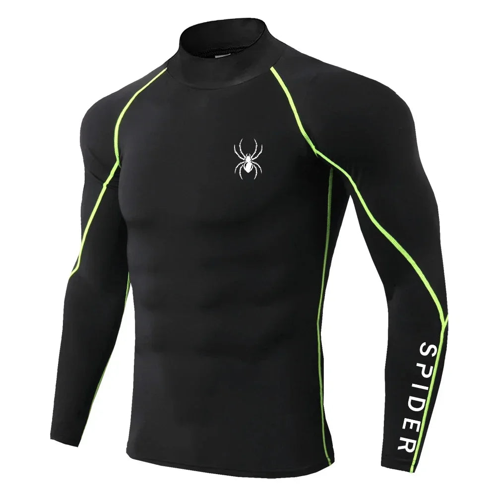 OLGLET Compression Long Sleeve Sport Shirts For Men.