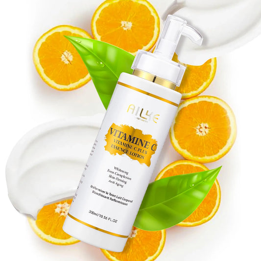 AILKE Lightening Body Cream, with Vitamin C & Hyaluronic Acid.