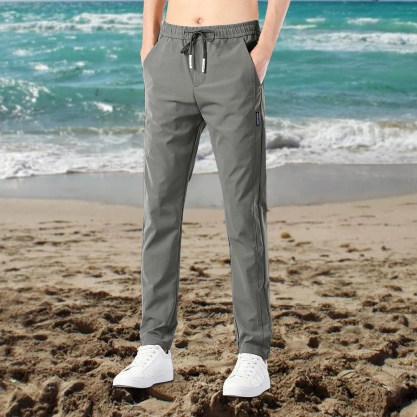 Fast Dry Men's  Drawstring Sweatpants With Pockets.