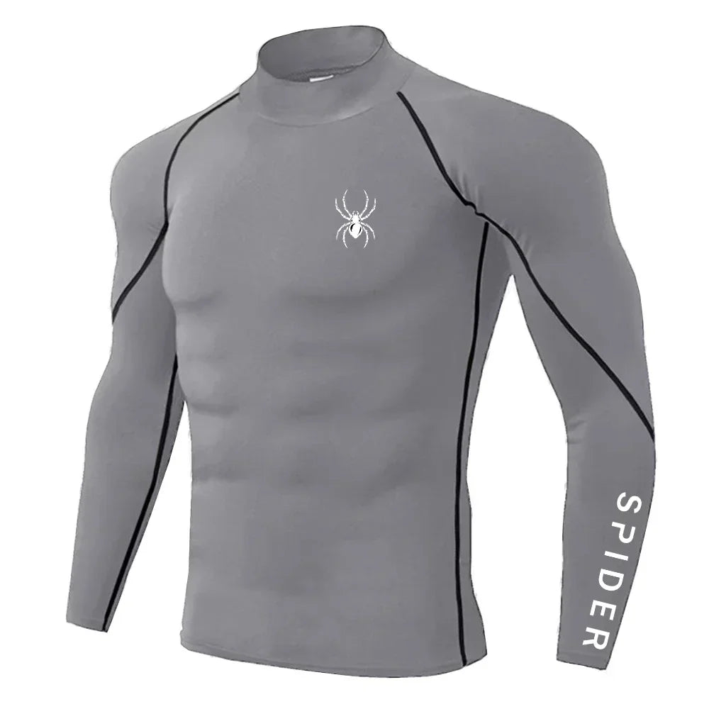 OLGLET Compression Long Sleeve Sport Shirts For Men.