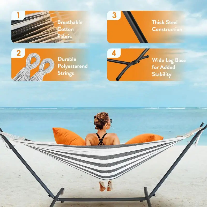 Gyroor Hammock with Adjustable Stand