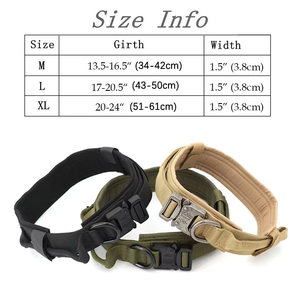 Dog Training Adjustable  Collar  And Leash Set With Control Handle.
