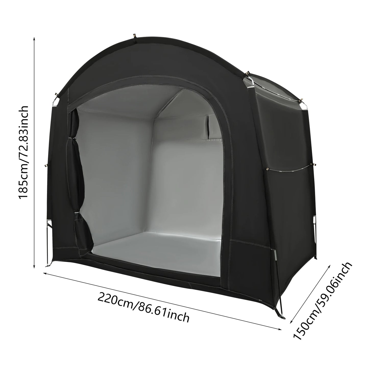 Portable Outdoor Bike  Storage Tent with Carry Bag , Camping & Outdoor Equipment.