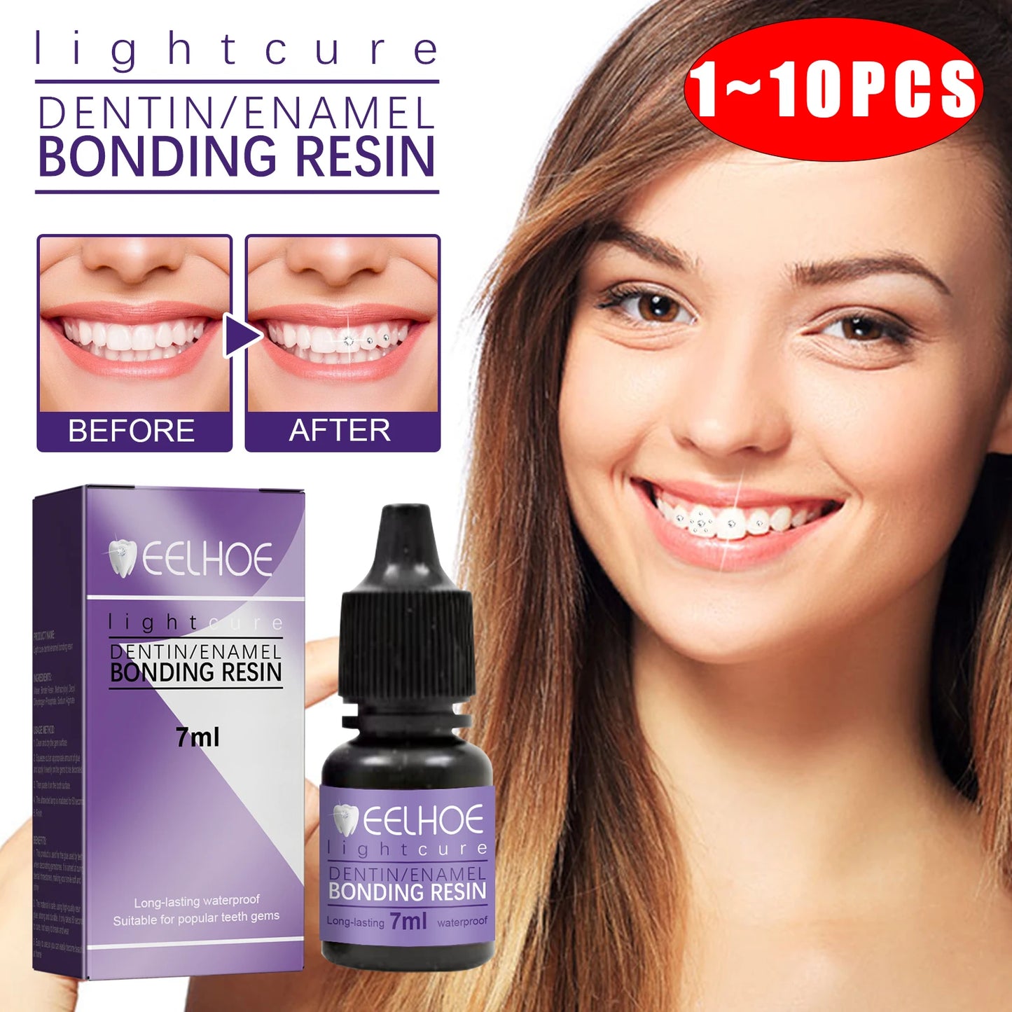 EELHOE  Dental Adhesive For Tooth Gems,