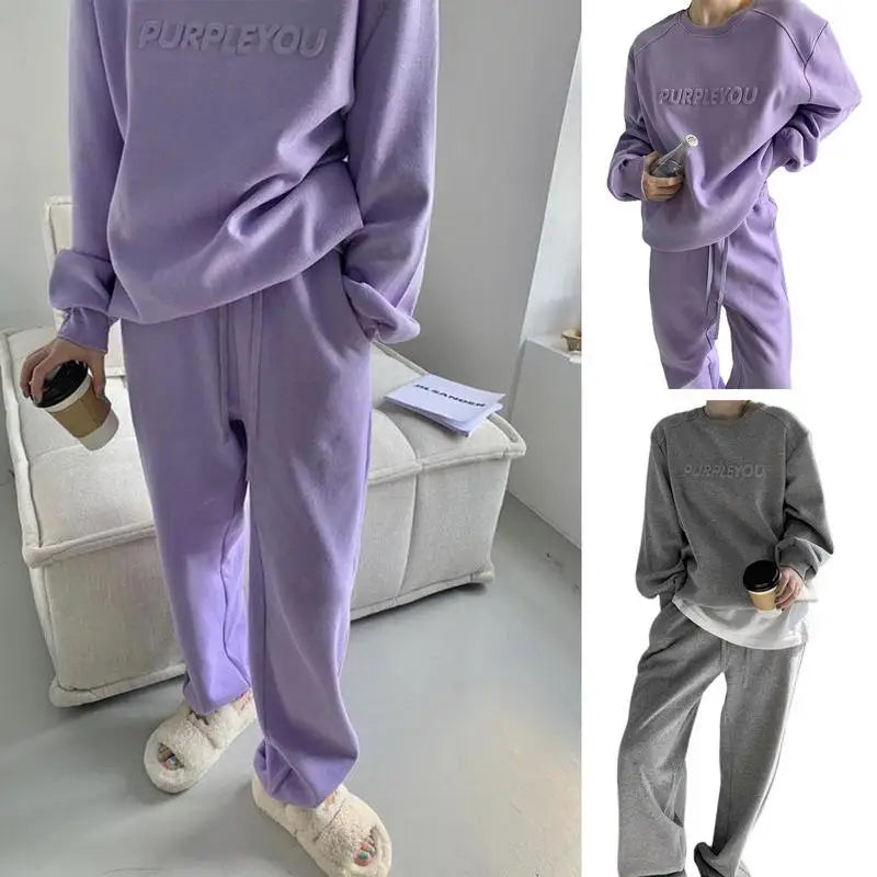 Women Fleece  Two Piece Tracksuit.