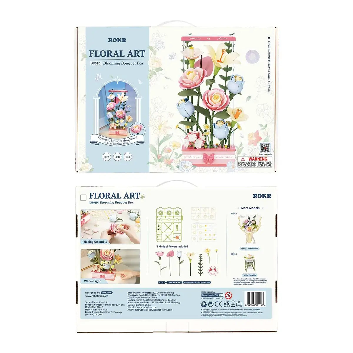 Robotime Rokr Blooming Bouquet 3D Puzzle Toys For Everyone.