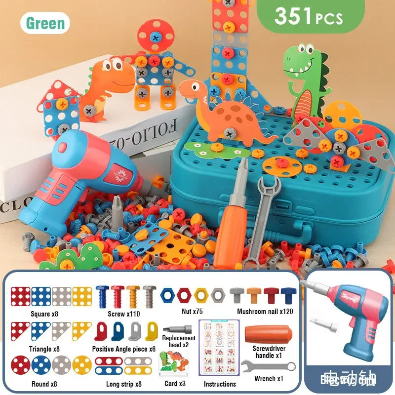 Montessori Children's Nut & Screw Assembly  Carpenter Tool.