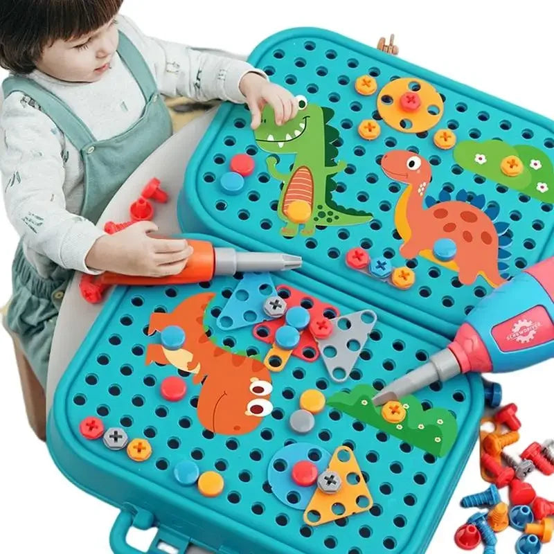 Montessori Children's Nut & Screw Assembly  Carpenter Tool.