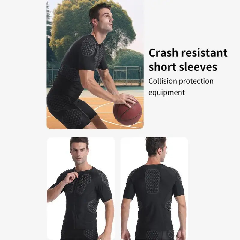 Padded Compression T Shirt For Men.