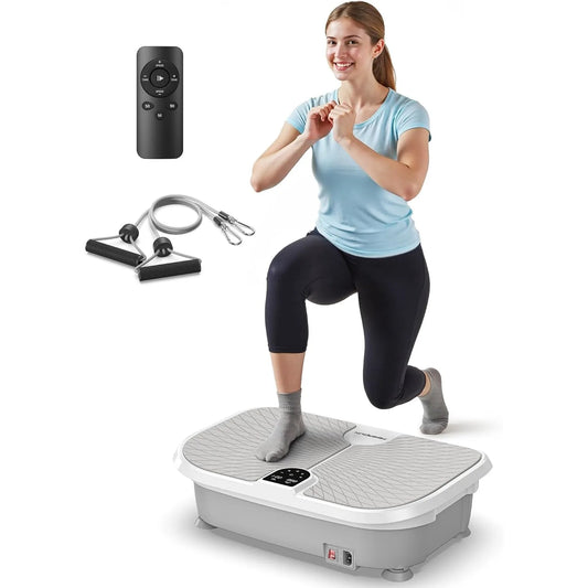 FEIERDUN Vibration Plate Exercise Machine For Lymphatic Drainage & Whole-Body Workout.