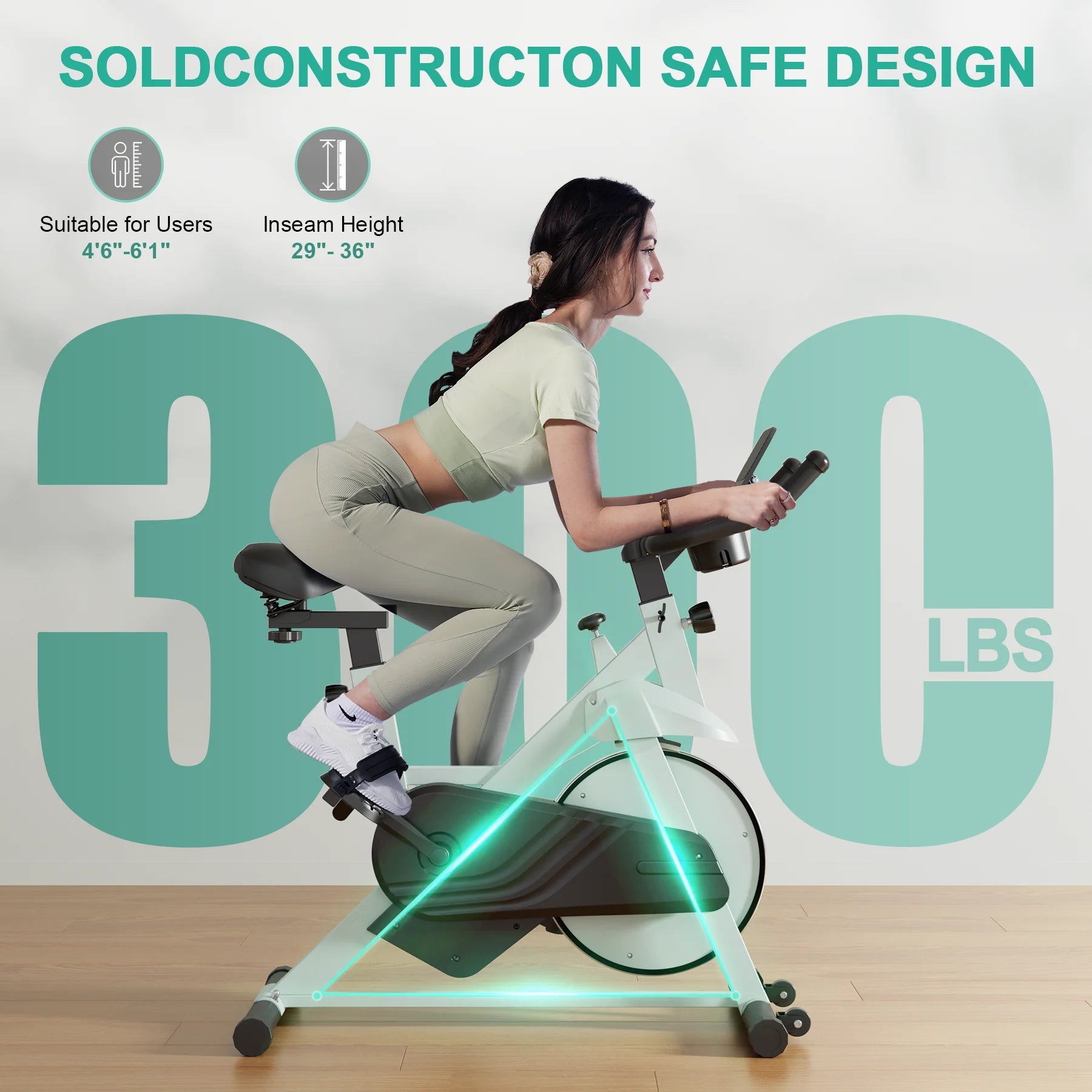 Superun Exercise Bike, 32-Level 