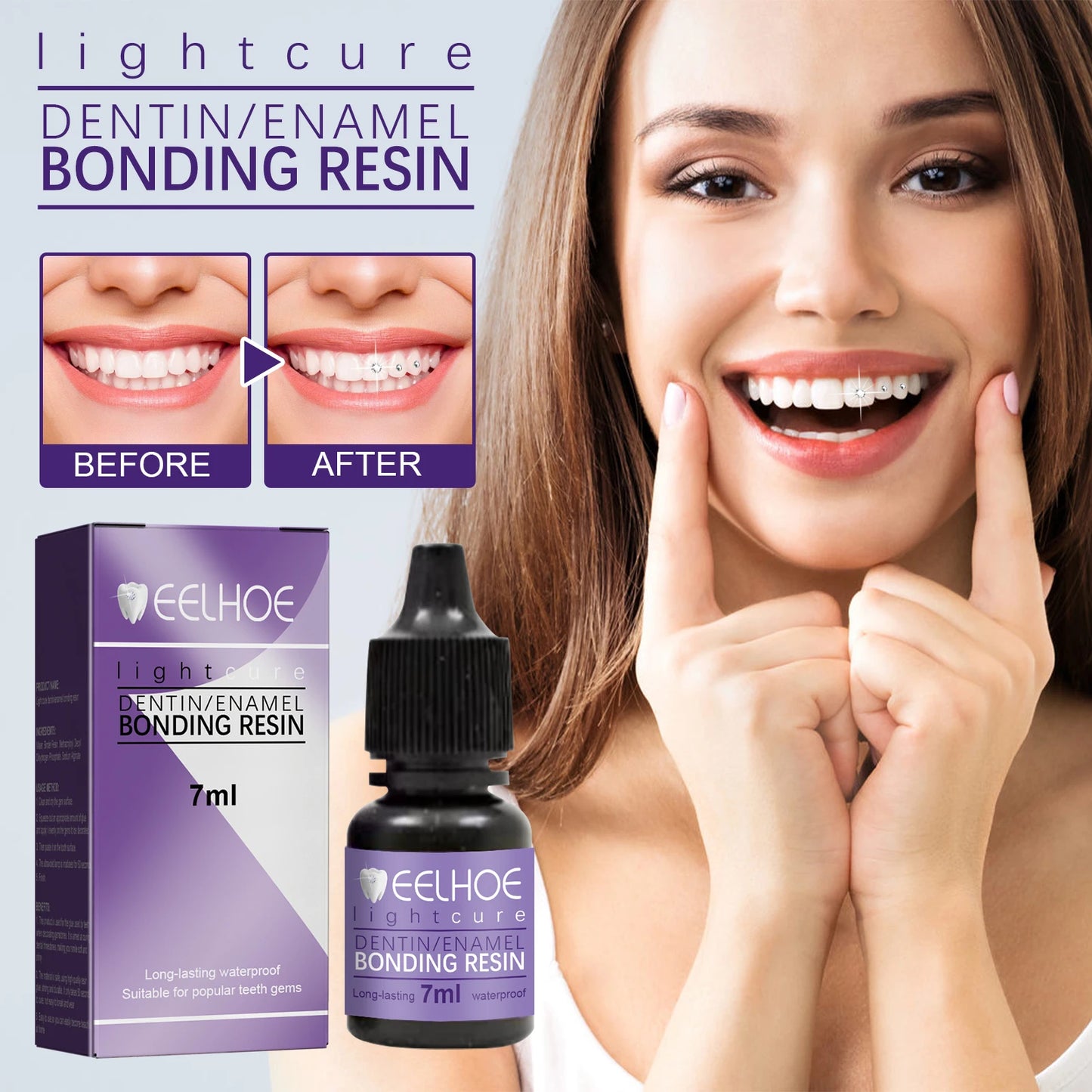 EELHOE  Dental Adhesive For Tooth Gems,