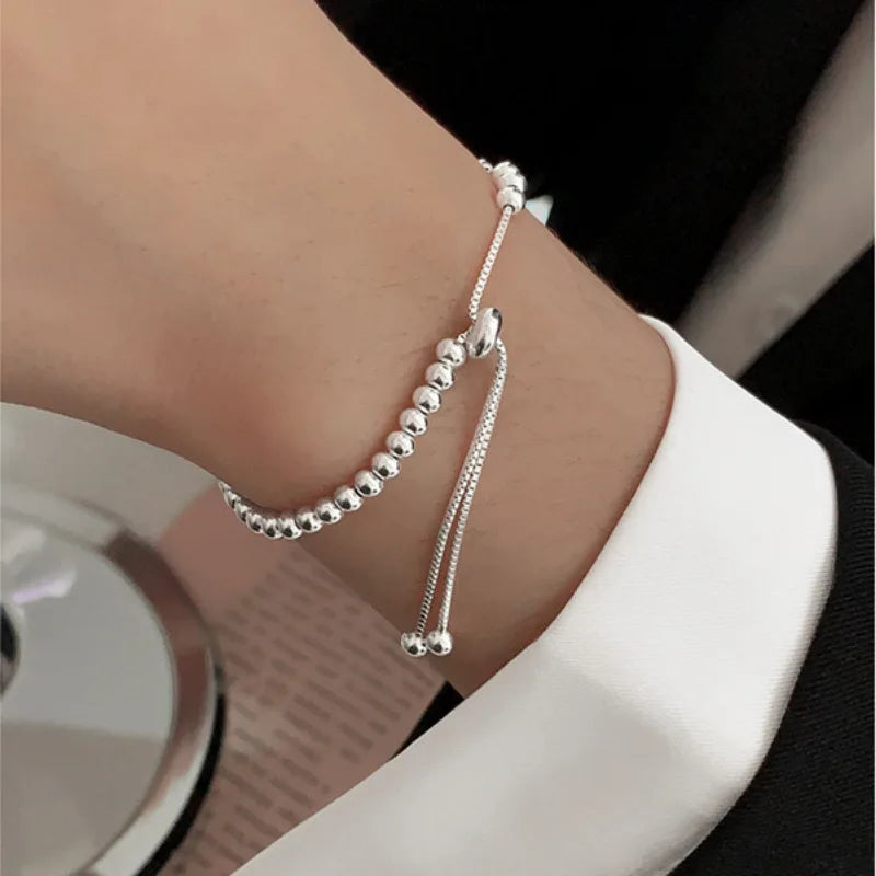 Solid 925 Sterling Silver Bracelets for Women & Men.
