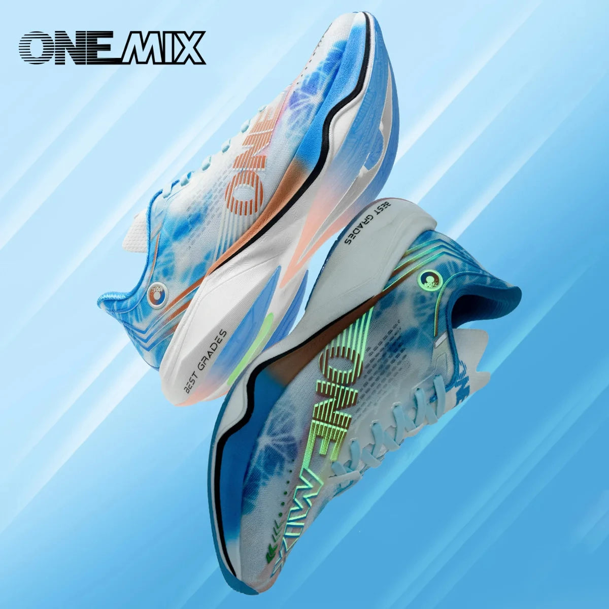 ONEMIX New Nylon Carbon Board Marathon Racing Shoes.