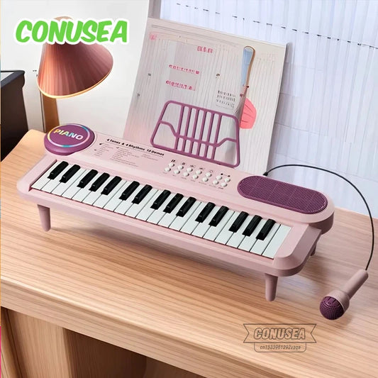 Kids Electric Piano, 37 Baby Keyboard with Microphone For Singing.