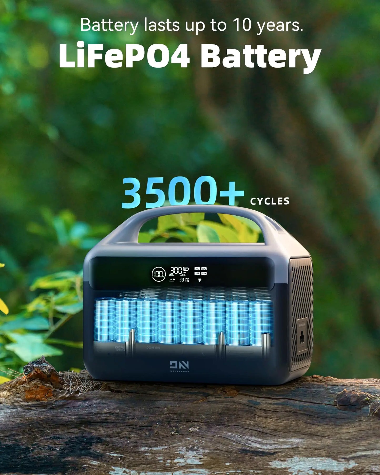 Portable Daran Ener 300W Solar Generator.