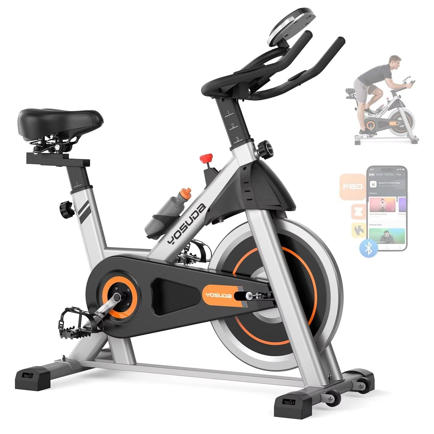 YOSUDA Exercise Bike With Brake  