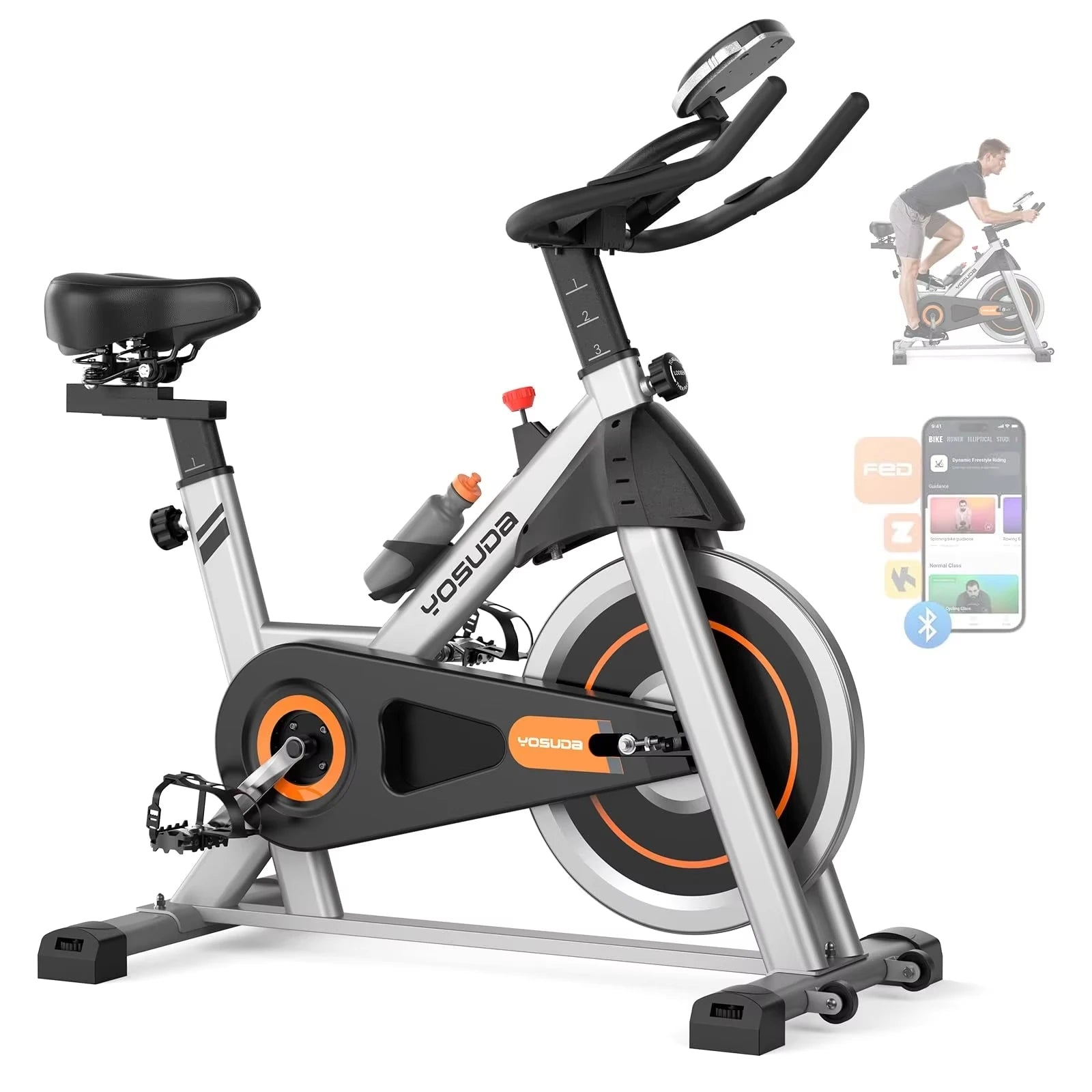 YOSUDA Exercise Bike With Brake  