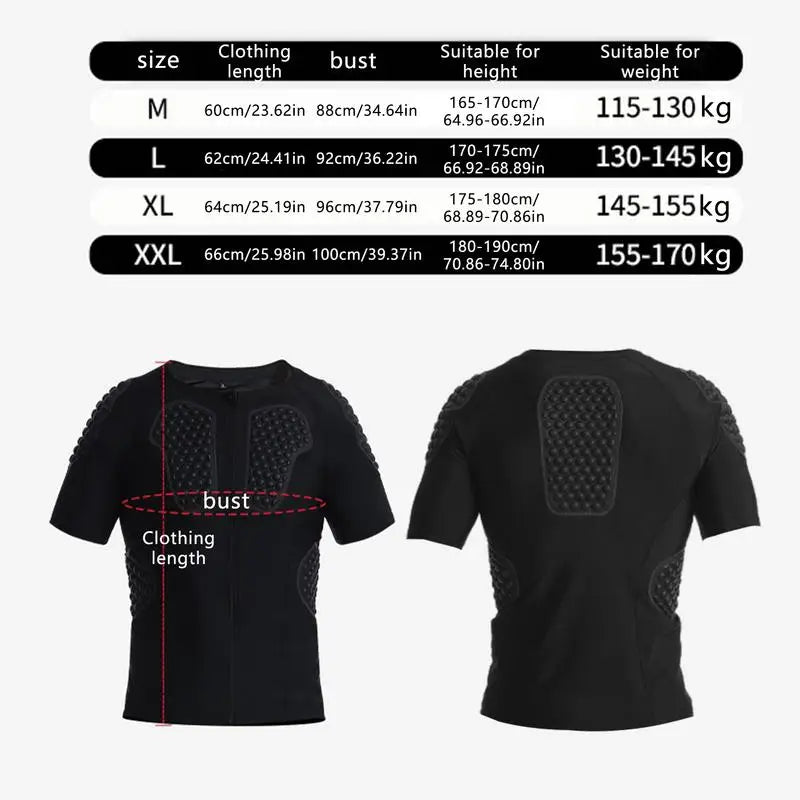 Padded Compression T Shirt For Men.