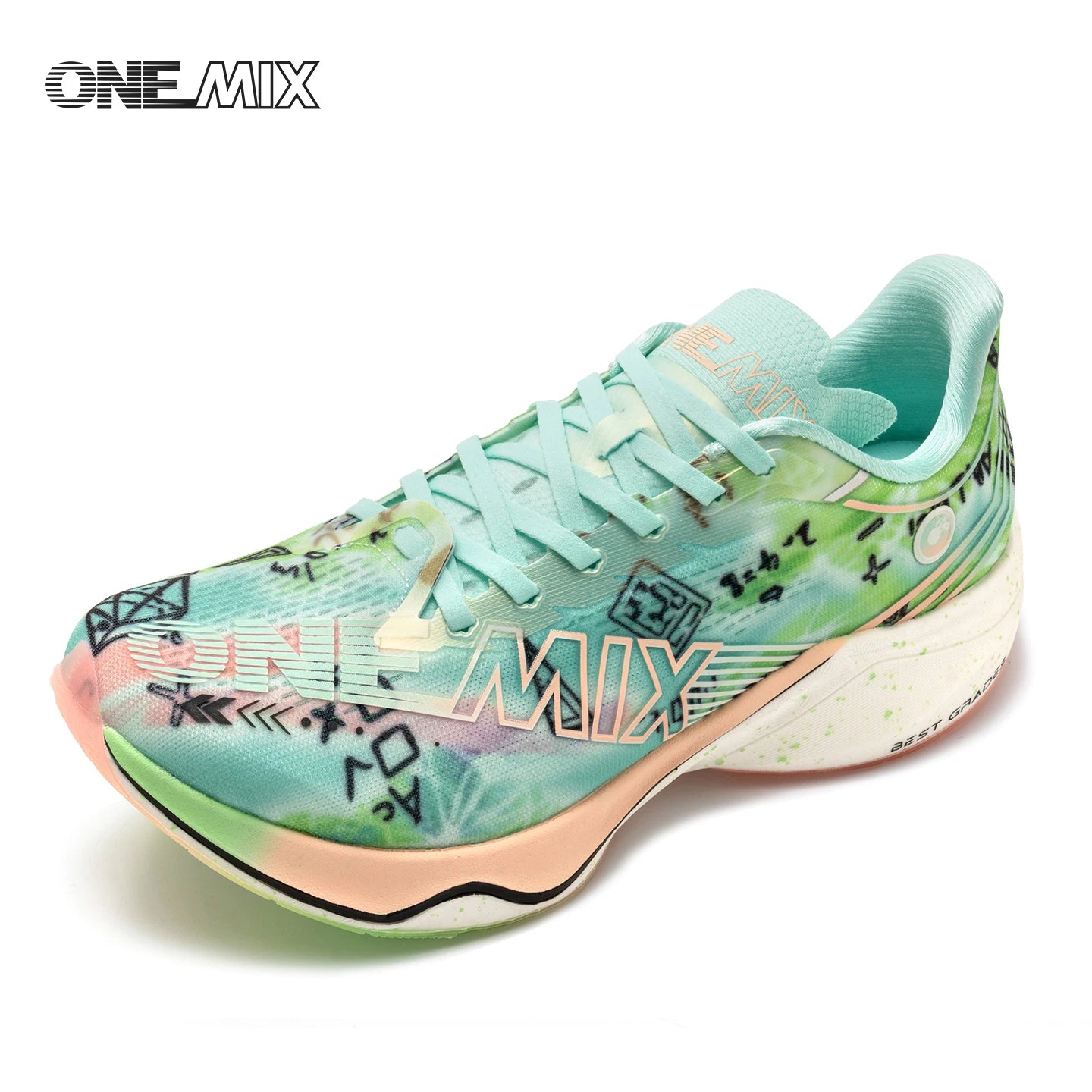 ONEMIX New Nylon Carbon Board Marathon Racing Shoes.