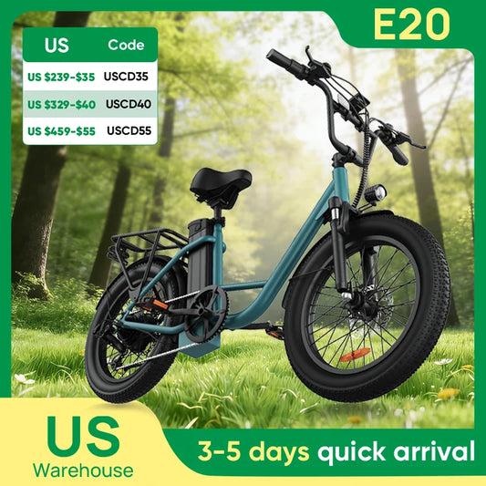 URLIFE 1000W E20 Electric Bike | With Dual Disc Brake