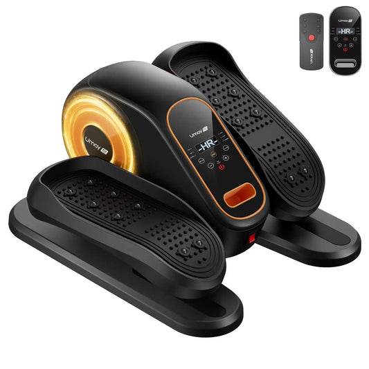 Quiet Portable Under Desk Elliptical Exerciser with Remote.