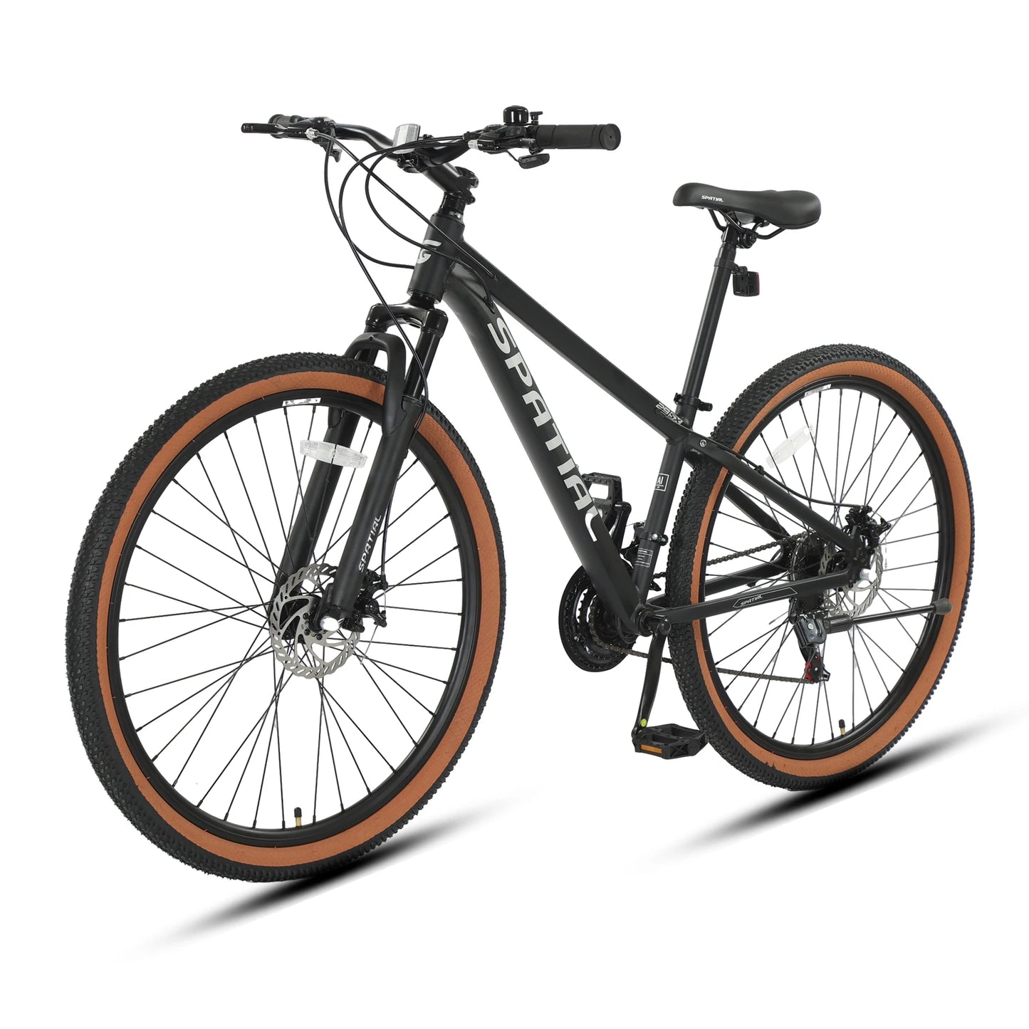 SPATIAL 29 Inch Mountain Bike  With 21 Speed  & Aluminum Frame  With Dual Disc Brakes For Men  & Women.