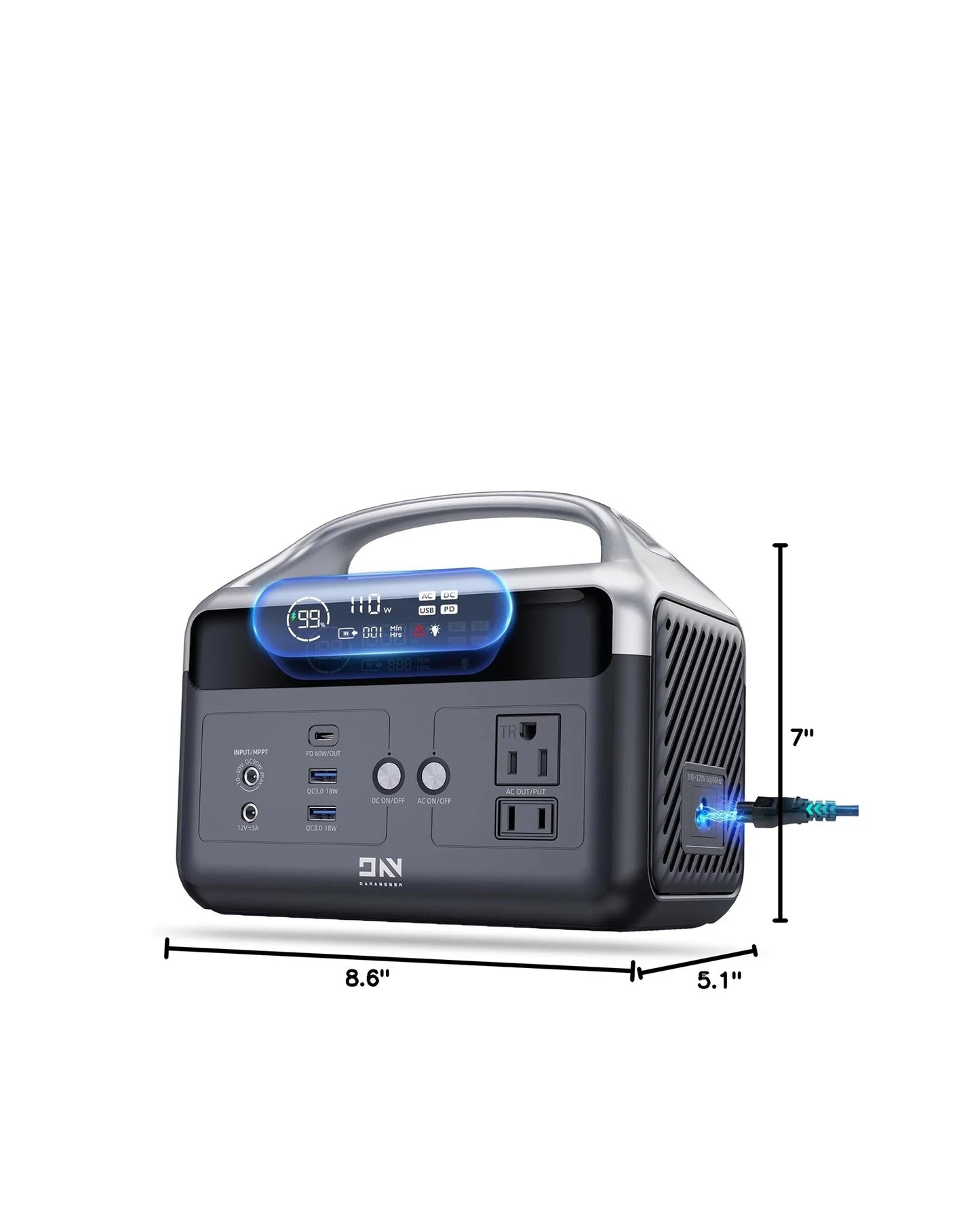 Portable Daran Ener 300W Solar Generator.