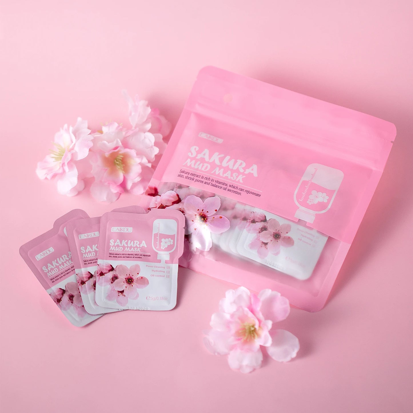 LAIKOU Japan Sakura Skincare Set.