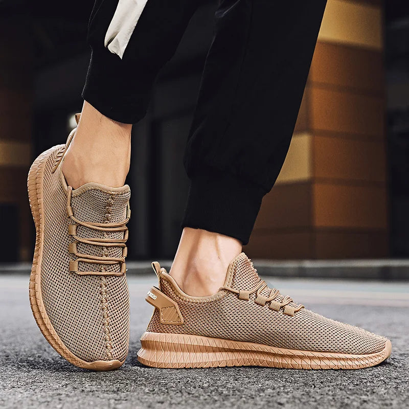 Designer Leather Chunky Sneakers For Men.