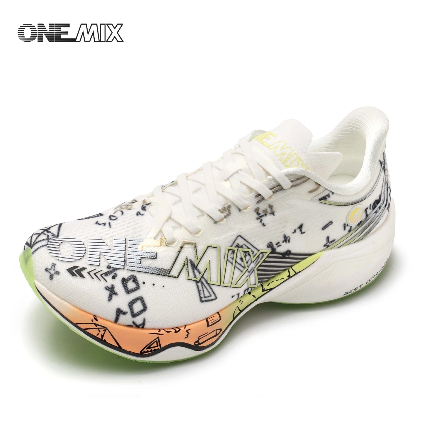 ONEMIX New Nylon Carbon Board Marathon Racing Shoes.